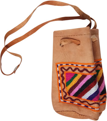 

India Meets India 091BLPC00010 Mobile Pouch(Brown)