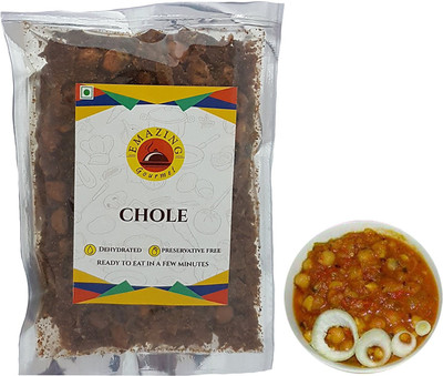 

Emazing Gourmet Preservative Free Dehydrated Food CHOLE (Pack of 2) 60 g