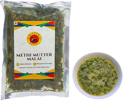 

Emazing Gourmet Preservative Free Dehydrated Food METHI MUTTER MALAI 60 g
