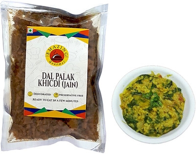 

Emazing Gourmet Preservative Free Dehydrated Food DAL PALAK KHICHDI (JAIN) 80 g