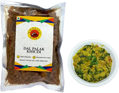 

Emazing Gourmet Preservative Free Dehydrated Food - DAL PALAK KHICHDI 160