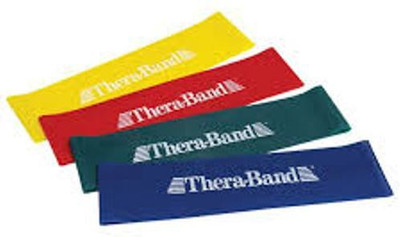 

US FITNESS MEDIUM RESISTANCE THERA BAND Resistance Tube(Blue, Purple)
