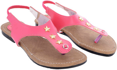 

AirSoon Women Pink Color Back Strap Flats