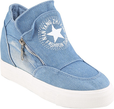 Go India Store Sneakers For Women(Blue