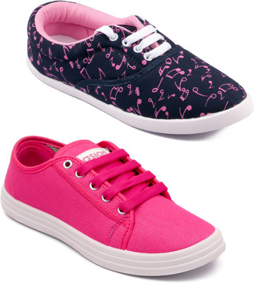 

Asian women's casual shoes combo pack of 2 Walking Shoes For Women(Multicolor