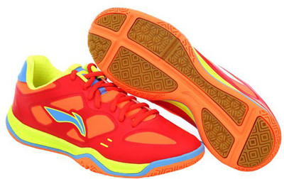 

Li-Ning AYTG041-1 Red Professional Badminton Shoes For Men(Multicolor