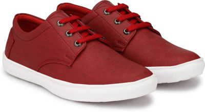 

RESTINFOOT Casuals For Men(Red