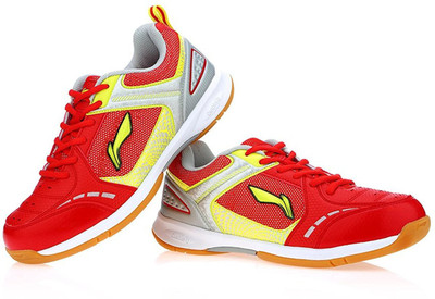 

Li-Ning Nova Badminton Shoes For Men(Multicolor, Red