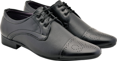 

WalkJump tough men formals, party wear formals, officewear Lace Up For Men(Black