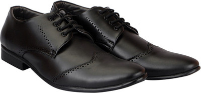 

FAUSTO Trendy Lace Up For Men(Black