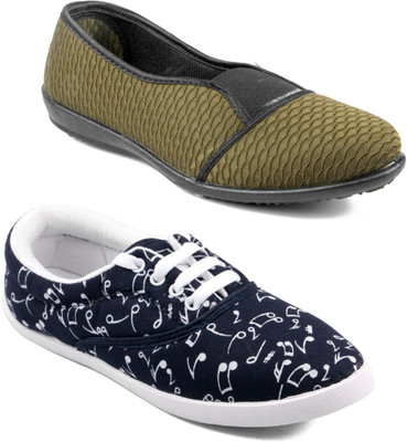 

Asian women's casual shoes combo pack of 2 Walking Shoes For Women(Multicolor