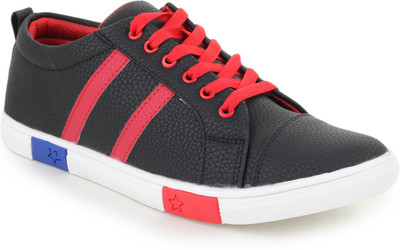 

D-SNEAKERZ Casual , Partywear Sneakers Shoes For Men's And Boys Black Color Sneakers For Men(Black