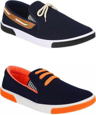 

WELDONE Men's Cool Loafers For Men(Orange, Brown