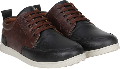 

Knight Ace Dark Casuals For Men(Black, Brown