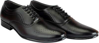 

FAUSTO Trendy Lace Up For Men(Black