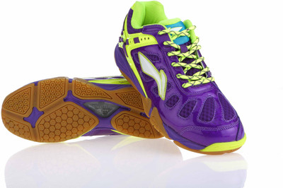 

Li-Ning TURBO WARRIOR Badminton Shoes For Men(Purple, Yellow