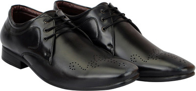 

FAUSTO Trendy Lace Up For Men(Grey, Black grey