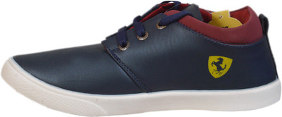 

CAMRO DENIM102NAVYBLUERED Canvas Shoes For Men(Navy, Navybluered
