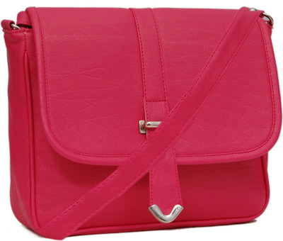 

Borse Women Casual Pink Leatherette Sling Bag