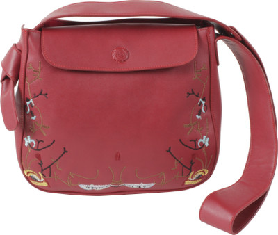 

ModishOmbre Girls Casual Red PU Sling Bag