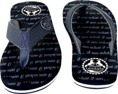 

Levitate WORD Flip Flops, Black grey