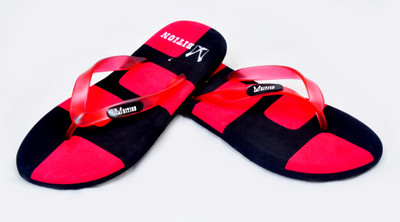 

AMBITION LIFESTYLE BRICK MEN'S EVA ATTRACTIVE SLIPPER, RED Flip Flops