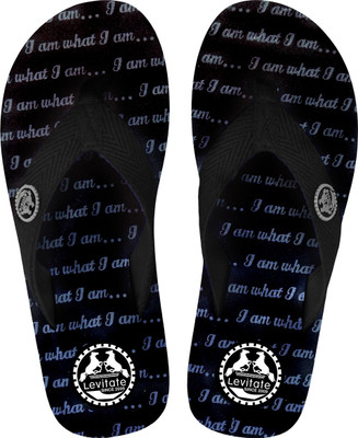 

Levitate WORD Flip Flops, Black
