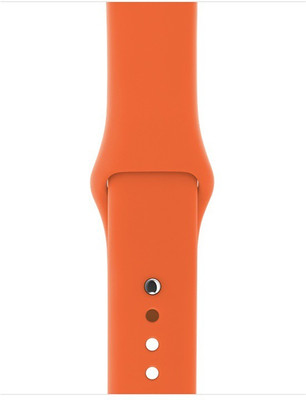 

EWOKIT 42mm Iwatch Orange Silicon Smart Watch Strap(Orange)