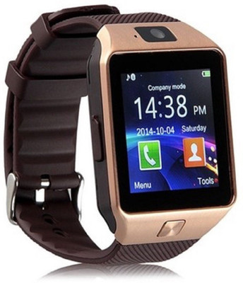 Gen-Y DZ-09 Brown Smartwatch(Brown Strap Free Size)
