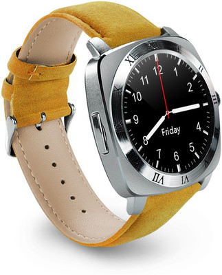 MOBILE FIT Micromax Bolt A064 compatible smart watch Silver Smartwatch(Black Strap Free Size)
