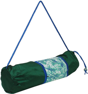 

Art Horizons Designer Dark Green yoga mat cover(Green, Sling Bag)