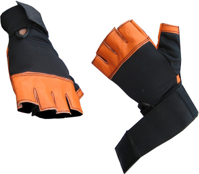 

Byson Heavy Liftin With wrist Support Gym & Fitness Gloves (Free Size, Multicolor)