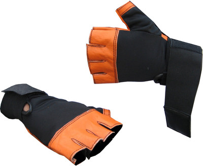 

Byson Wtg-05 power with wrist support Gym & Fitness Gloves (Free Size, Multicolor)