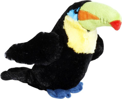 

kidoz kingdom ANIMAL PLANET - FOREST COLLECTABLES - KEEL BILLED TOUCAN 6 INCH - 14 cm(Black)