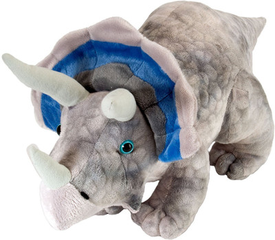 

Wild Republic Dinosauria Mini Triceratops - 10 inch(Multicolor)