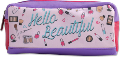 

Thathing Cosmetic Pouch(Pink), Pink;purple
