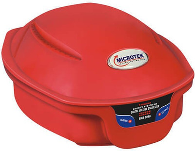 

Microtek EMR2090 for Refrigerator upto 300 Liters (90V – 260V) Refrigerator Voltage Stabilizer(Red)