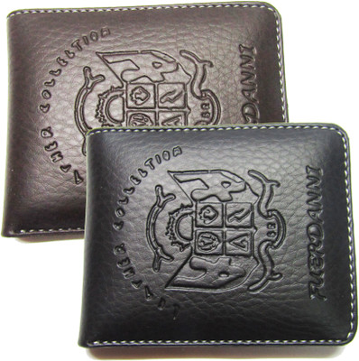 

Poland Boys Black, Brown Artificial Leather Wallet(4 Card Slots)