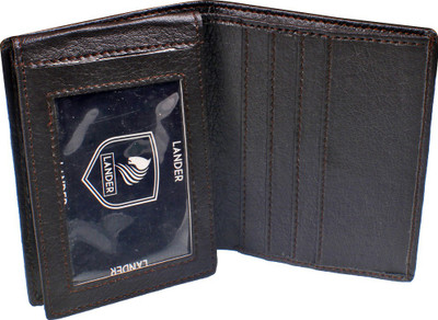 

LANDER Men Brown Artificial Leather Wallet(8 Card Slots)