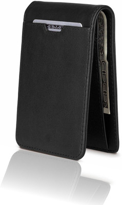 

Shockyfi Men Black Artificial Leather Wallet(5 Card Slots)