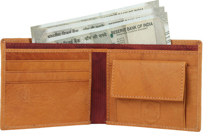 

LANDER Boys Tan Genuine Leather Wallet(3 Card Slots)