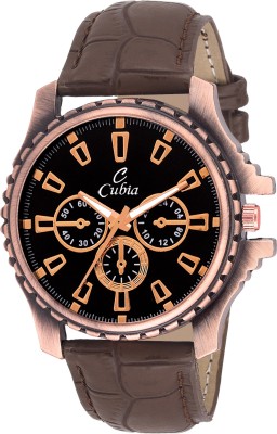 cubia Cb1249 Cubia Exclusive Maroon Leather Analog Watch For Mens & Boys Watch  - For Men   Watches  (Cubia)