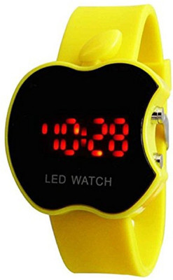 View Rage Enterprise Stylish Digital Yellow Cut Apple Kids Watch  - For Boys Wrist Watches Price Online(Rage Enterprise)
