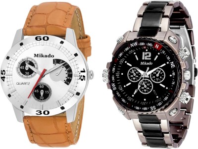 Mikado Exclusive Men's fashion era Analog watches combo for Men's Watch  - For Men   Watches  (Mikado)