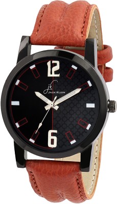 Jack Klein Elegant Round Dial Brown Strap Analogue Wrist Watch Watch  - For Men   Watches  (Jack Klein)