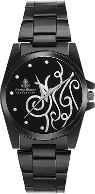 Ferry Rozer Black Luxury 5052 Black Luxury Watch  - For Girls   Watches  (Ferry Rozer)