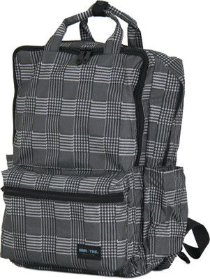 

Siffler Glen Check Black 20 L Backpack(Black)