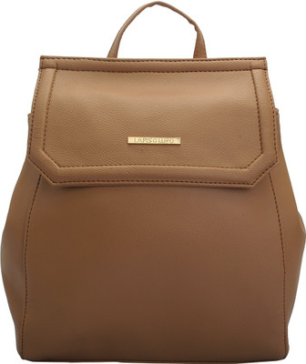 

LAPIS-O- LUPO Women Backpack (Beige) 12 L Backpack(Brown)