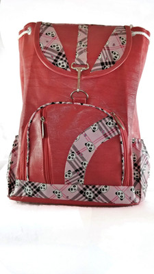 

VISHIN Trendy Girls 5 L Backpack(Pink), Red