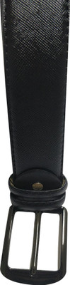 

topson Men Casual Black Synthetic Belt